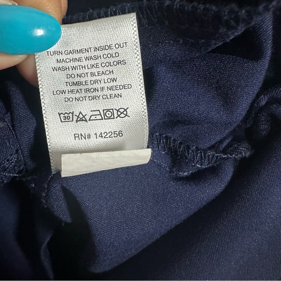 FIGS Casma Scrub Top Womens Small Navy Blue Technical Collection FW1100 - Picture 11 of 11